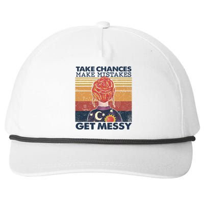 Take Chances Make Mistakes Get Messy Snapback Five-Panel Rope Hat