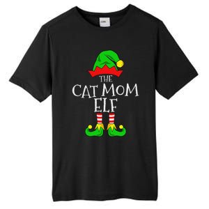 The Cat Mom Elf Funny Christmas Pet Lover Outfit Tall Fusion ChromaSoft Performance T-Shirt