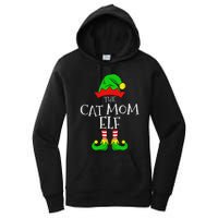 The Cat Mom Elf Funny Christmas Pet Lover Outfit Women's Pullover Hoodie