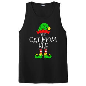 The Cat Mom Elf Funny Christmas Pet Lover Outfit PosiCharge Competitor Tank