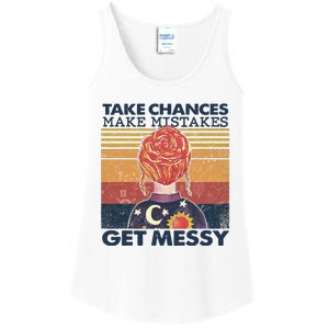 Take Chances Make Mistakes Get Messy Ladies Essential Tank