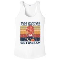 Take Chances Make Mistakes Get Messy Ladies PosiCharge Competitor Racerback Tank