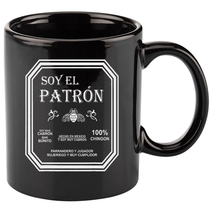 They Call Me El Jefe Patron The Boss Essential 11oz C Handle Ceramic Mug