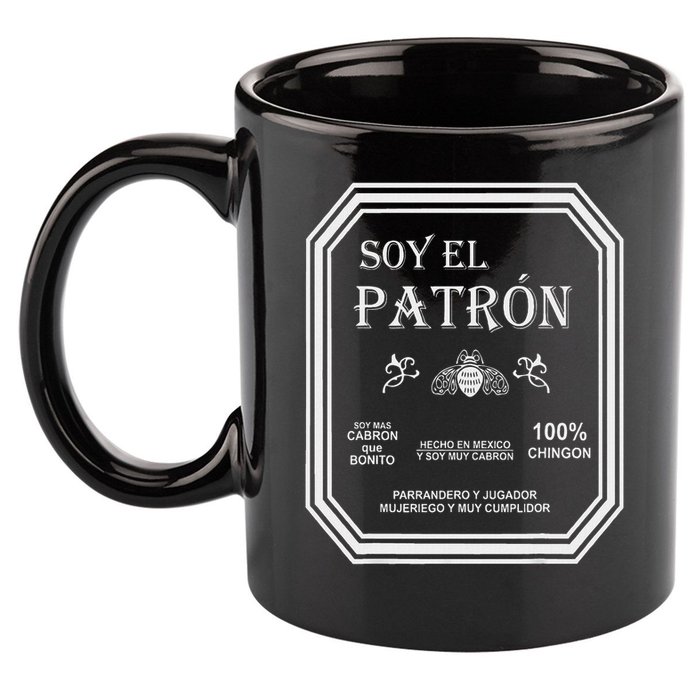 They Call Me El Jefe Patron The Boss Essential 11oz C Handle Ceramic Mug