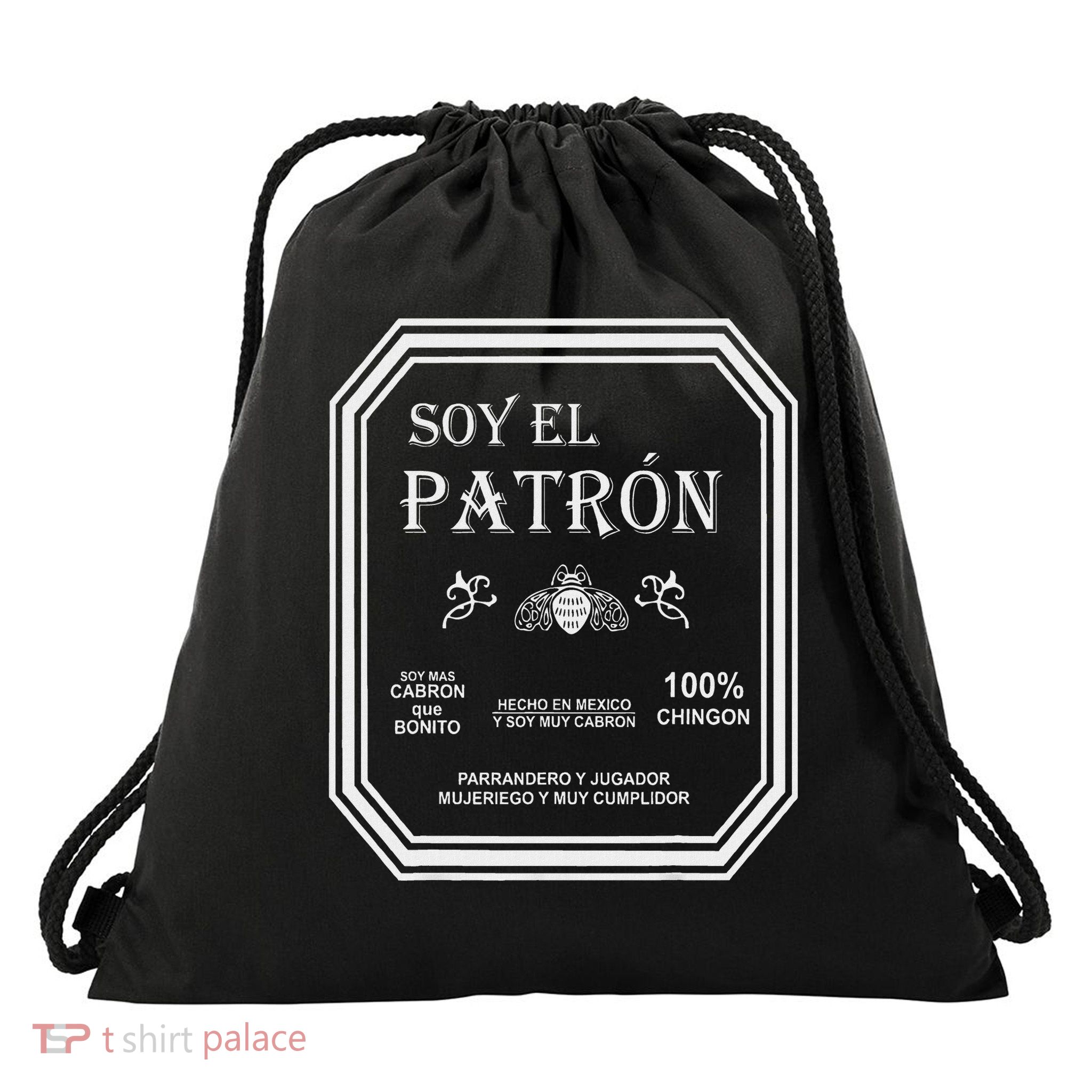They Call Me El Jefe Patron The Boss Essential Drawstring Bag