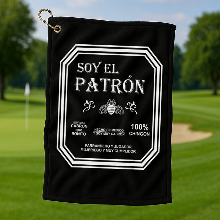 They Call Me El Jefe Patron The Boss Essential Golf Towel