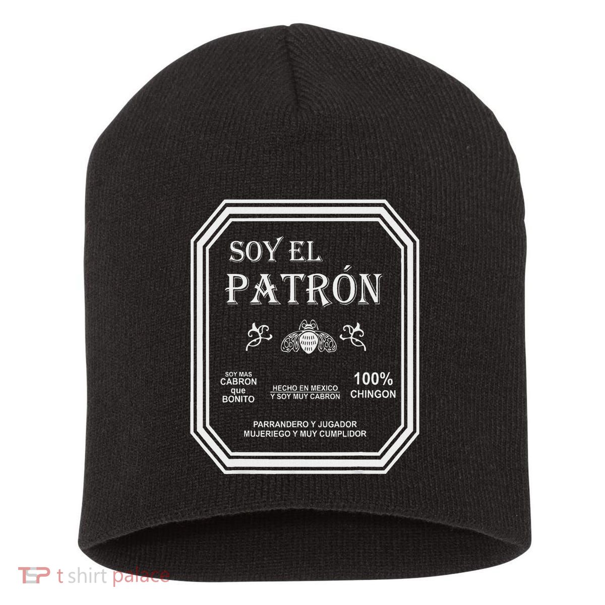 They Call Me El Jefe Patron The Boss Essential Short Acrylic Beanie