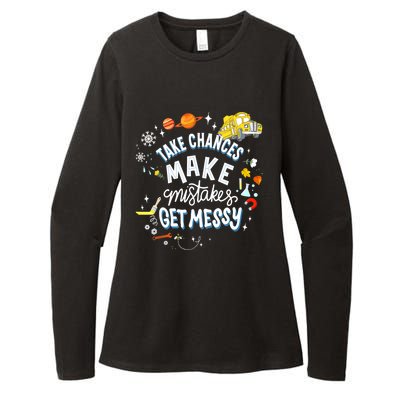 Take Chances Make Mistakes Get Messy For Women Womens CVC Long Sleeve Shirt