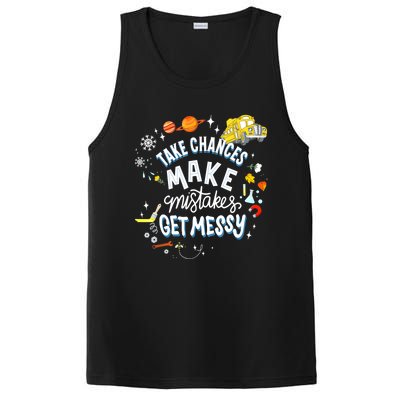 Take Chances Make Mistakes Get Messy For Women PosiCharge Competitor Tank