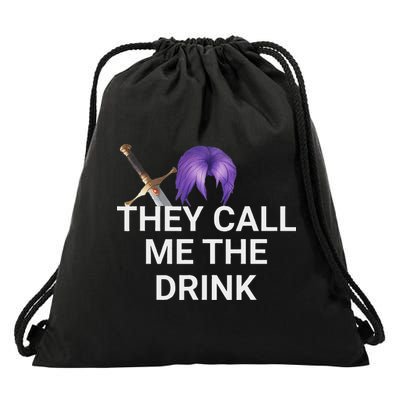 They Call Me The Drink Funny Meme Drawstring Bag