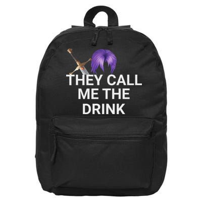 They Call Me The Drink Funny Meme 16 in Basic Backpack