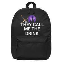 They Call Me The Drink Funny Meme 16 in Basic Backpack