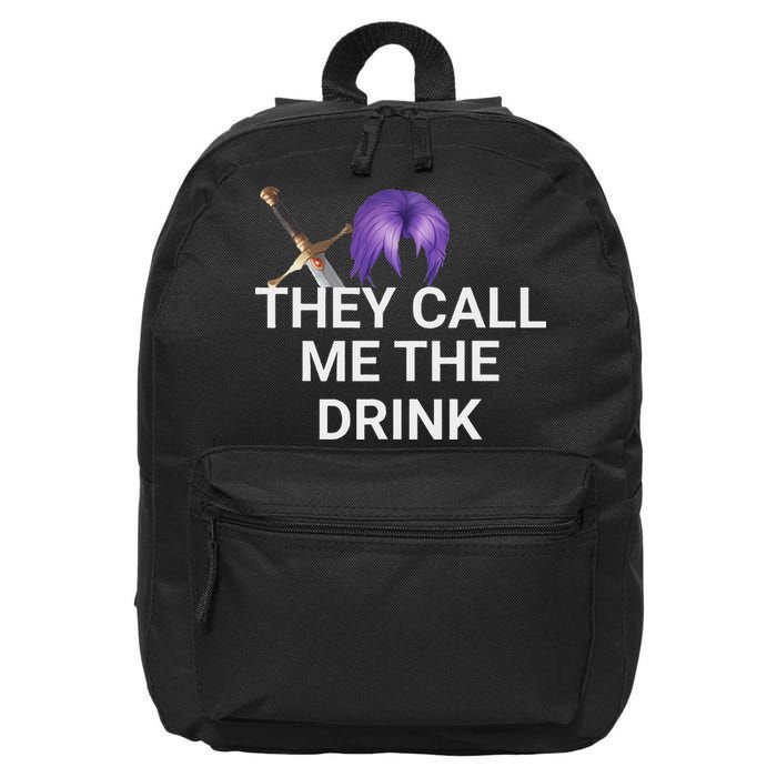 They Call Me The Drink Funny Meme 16 in Basic Backpack