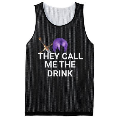 They Call Me The Drink Funny Meme Mesh Reversible Basketball Jersey Tank