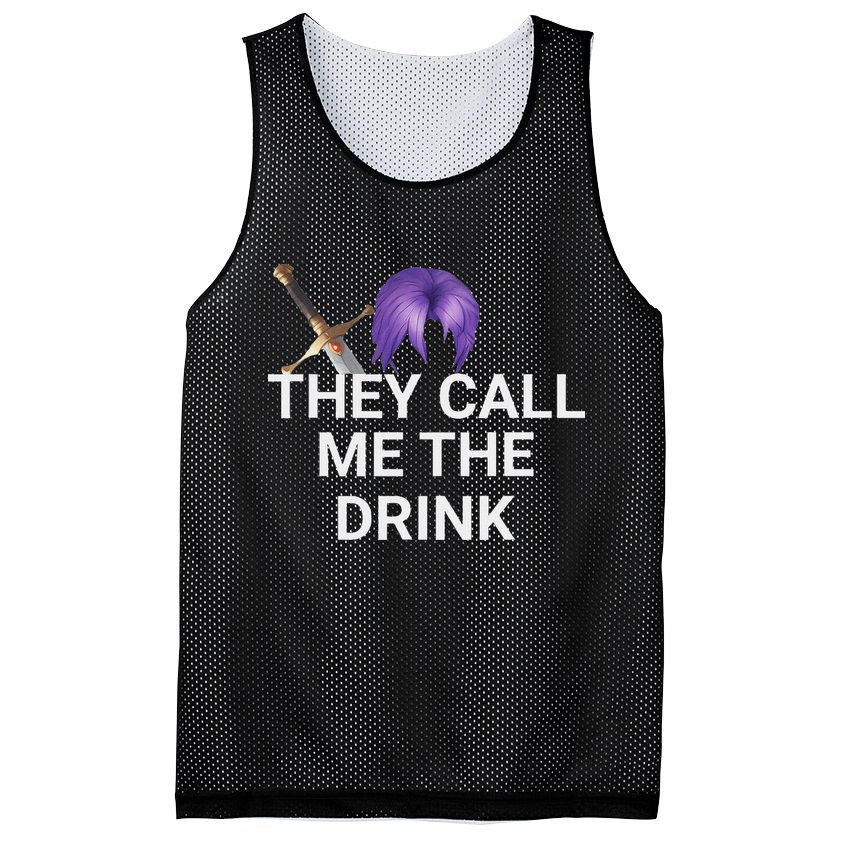 They Call Me The Drink Funny Meme Mesh Reversible Basketball Jersey Tank