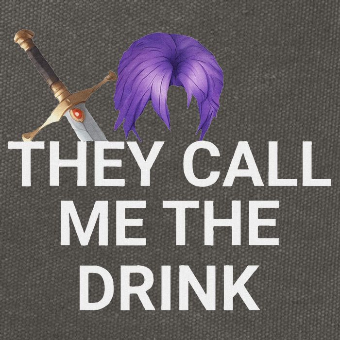 They Call Me The Drink Funny Meme Cotton Canvas Backpack