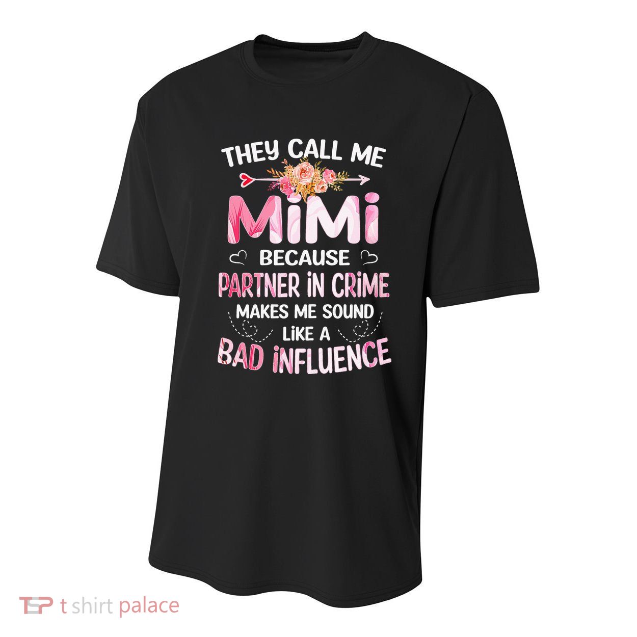 They Call Me Mimi Because Partner In Crime Mother's Day Gift Youth Performance Sprint T-Shirt