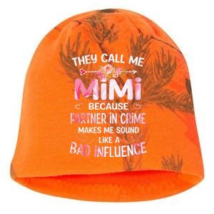 They Call Me Mimi Because Partner In Crime Mother's Day Gift Kati - Camo Knit Beanie