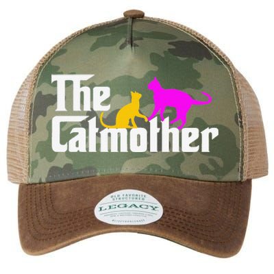 The Cat Mother Mother's Day Cat Owner Cat mom Gifts Legacy Tie Dye Trucker Hat