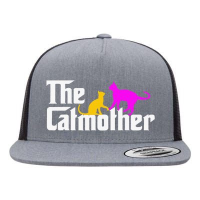 The Cat Mother Mother's Day Cat Owner Cat mom Gifts Flat Bill Trucker Hat