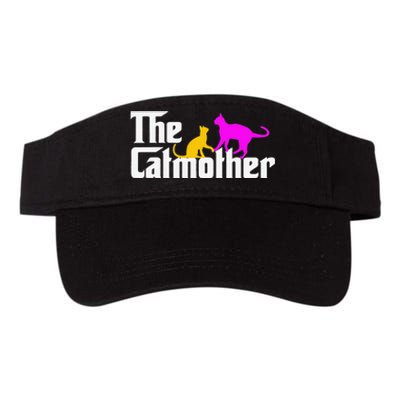 The Cat Mother Mother's Day Cat Owner Cat mom Gifts Valucap Bio-Washed Visor