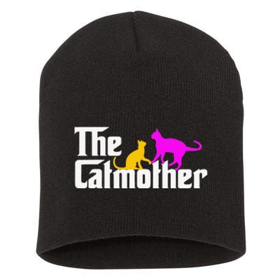 The Cat Mother Mother's Day Cat Owner Cat mom Gifts Short Acrylic Beanie