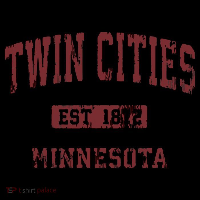 Twin Cities Minnesota Mn Vintage Athletic Sports Design Tall T-Shirt