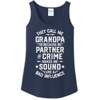 They Call Me Grandpa Partner In Crime Ladies Essential Tank