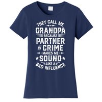 They Call Me Grandpa Partner In Crime Women's T-Shirt