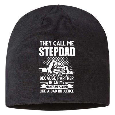 They call me Stepdad Stepfather Father's Day Sustainable Beanie