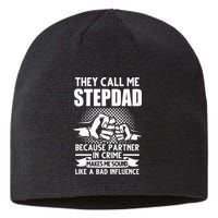 They call me Stepdad Stepfather Father's Day Sustainable Beanie