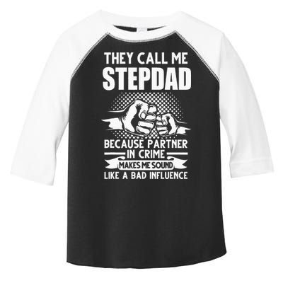 They call me Stepdad Stepfather Father's Day Toddler Fine Jersey T-Shirt