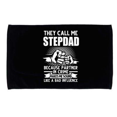 They call me Stepdad Stepfather Father's Day Microfiber Hand Towel