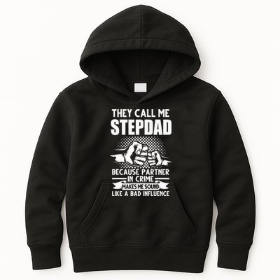 They call me Stepdad Stepfather Father's Day Kids Hoodie