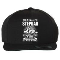 They call me Stepdad Stepfather Father's Day Wool Snapback Cap