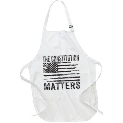 The Constitution Matters Vintage Patriotic American Flag Apron