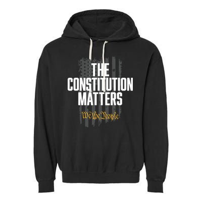 The Constitution Matters Vintage We The People Constitution Garment-Dyed Fleece Hoodie