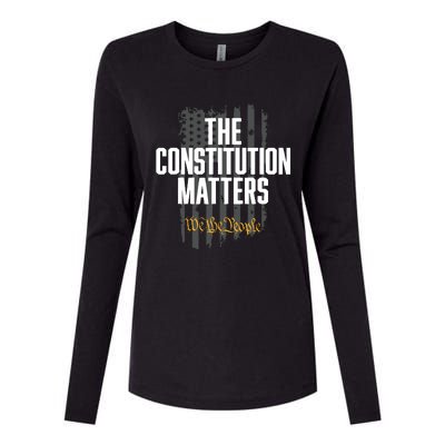 The Constitution Matters Vintage We The People Constitution Womens Cotton Relaxed Long Sleeve T-Shirt