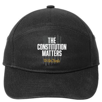 The Constitution Matters Vintage We The People Constitution 7-Panel Snapback Hat