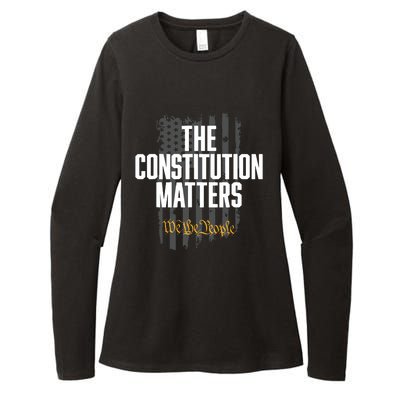 The Constitution Matters Vintage We The People Constitution Womens CVC Long Sleeve Shirt