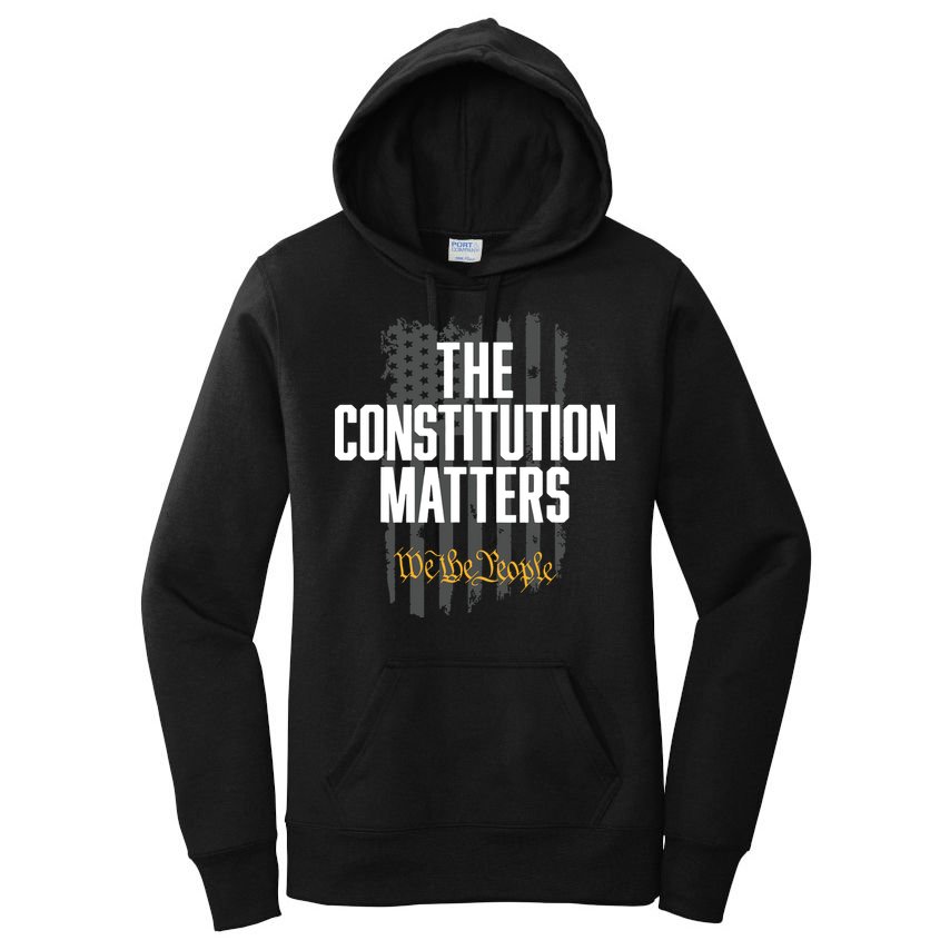 The Constitution Matters Vintage We The People Constitution Women's Pullover Hoodie