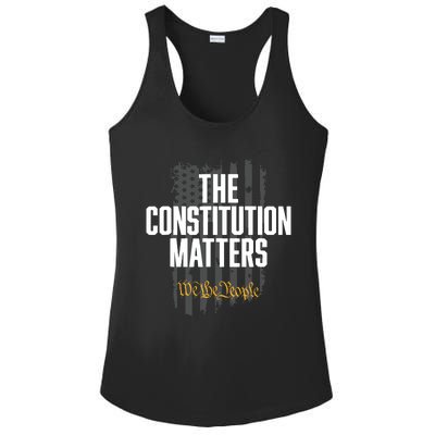 The Constitution Matters Vintage We The People Constitution Ladies PosiCharge Competitor Racerback Tank