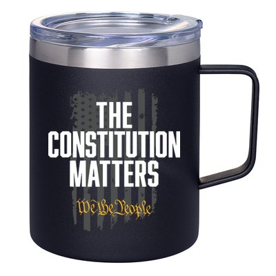 The Constitution Matters Vintage We The People Constitution 12oz Stainless Steel Coffee Mug
