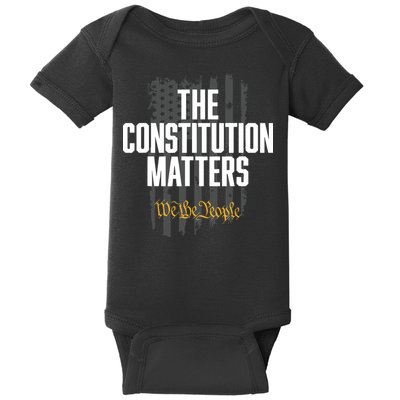 The Constitution Matters Vintage We The People Constitution Baby Bodysuit