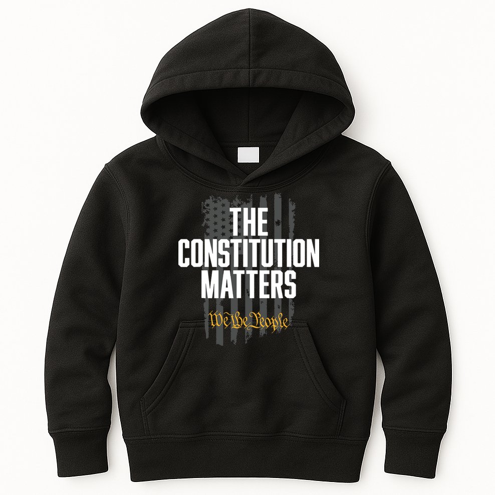 The Constitution Matters Vintage We The People Constitution Kids Hoodie