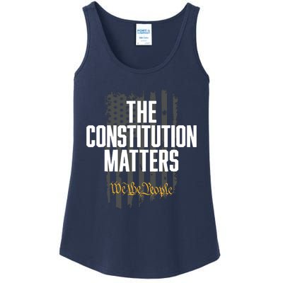 The Constitution Matters Vintage We The People Constitution Ladies Essential Tank