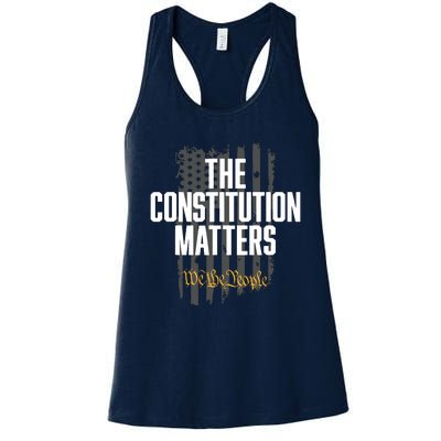 The Constitution Matters Vintage We The People Constitution Women's Racerback Tank