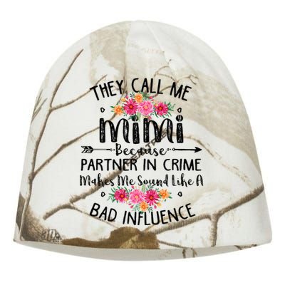 They Call Me Mimi Because Partner In Crime Kati - Camo Knit Beanie