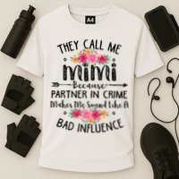 They Call Me Mimi Because Partner In Crime Performance Shirt