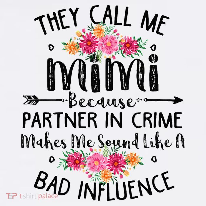They Call Me Mimi Because Partner In Crime Apron